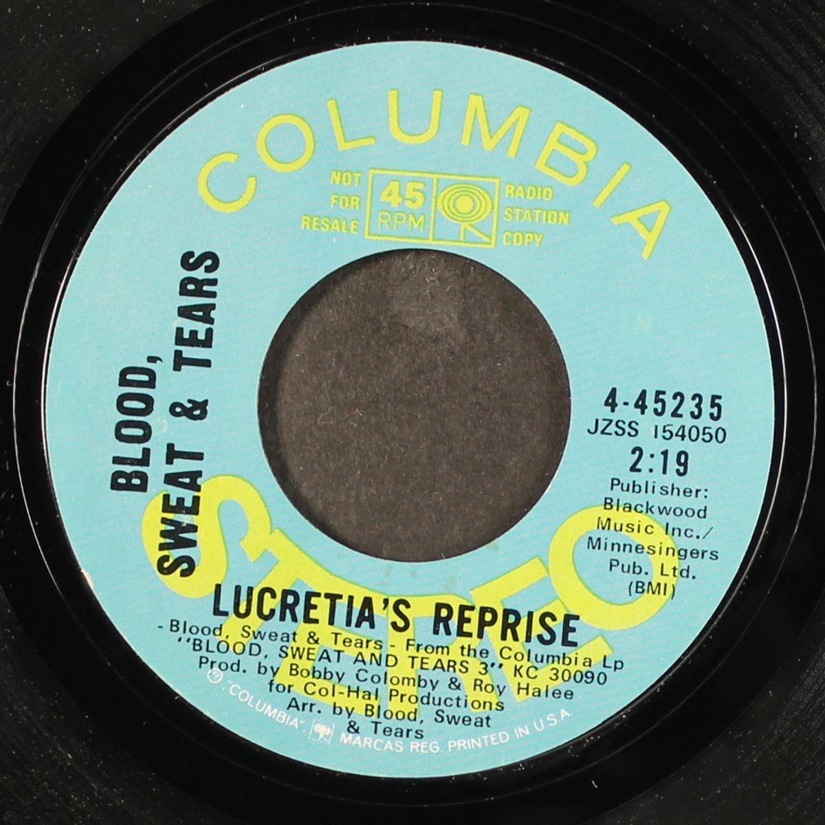 lucretia mac evil / lucretia's reprise by BLOOD, SWEAT & TEARS