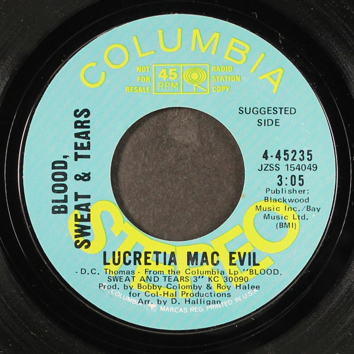 lucretia mac evil / lucretia's reprise by BLOOD, SWEAT & TEARS
