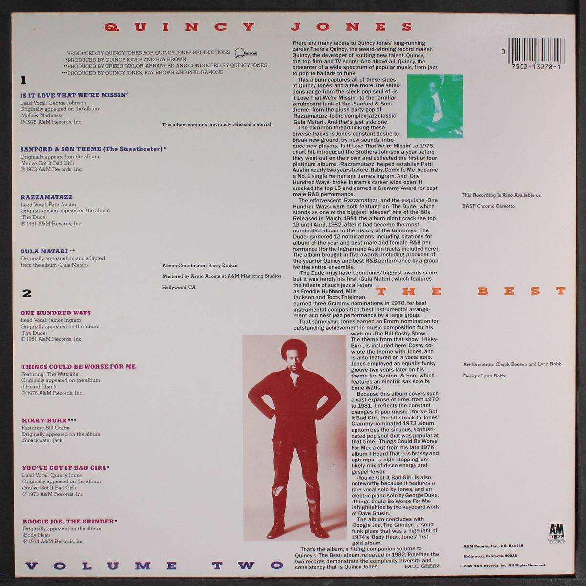 the best of, vol. 2 by QUINCY JONES