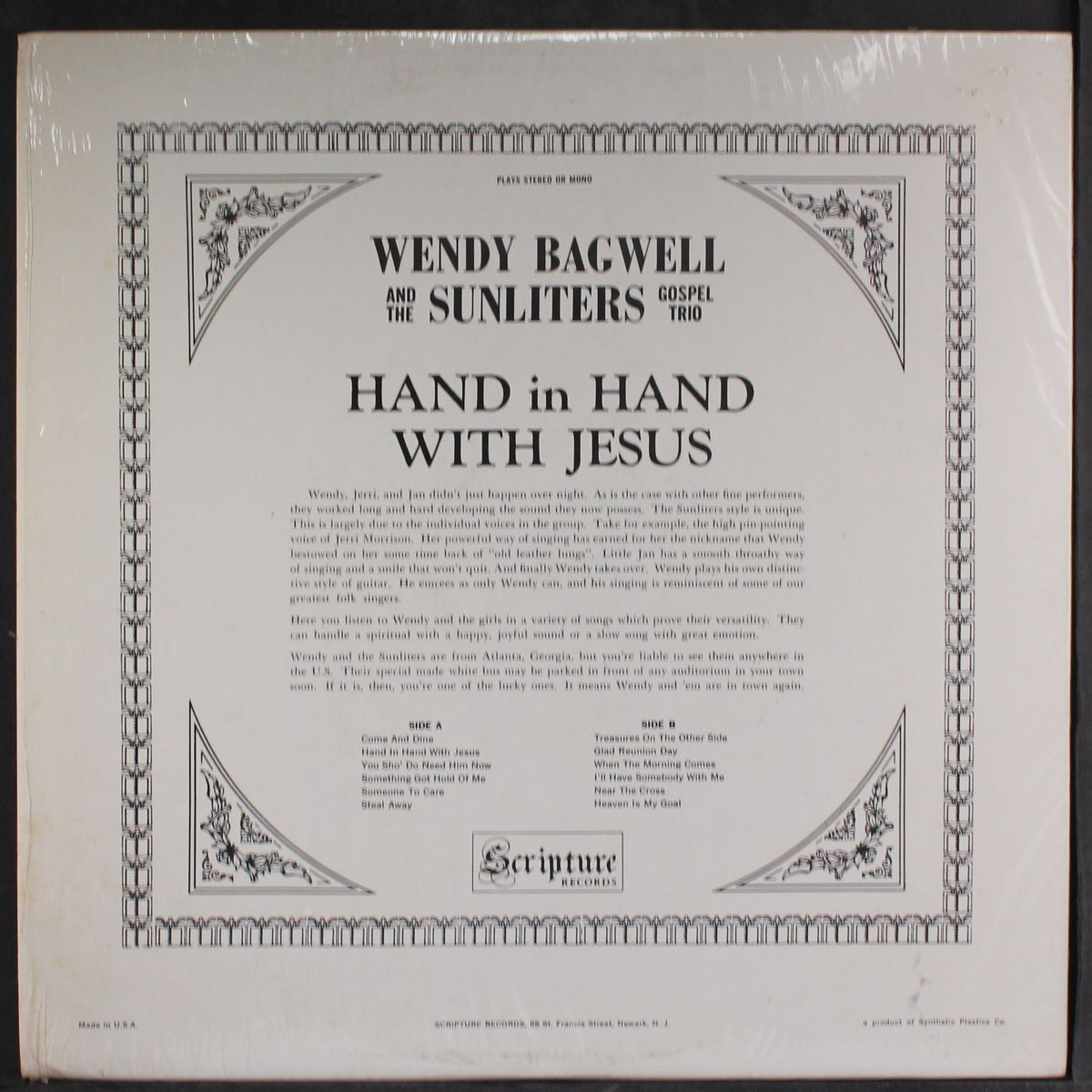 hand in hand with jesus by WENDY BAGWELL & SUNLITERS