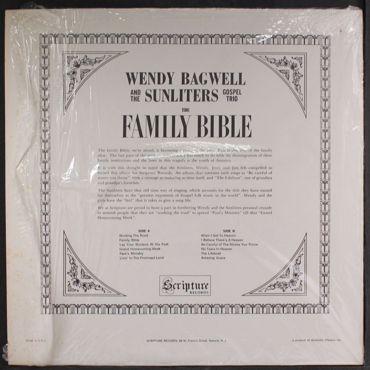 the family bible by WENDY BAGWELL & SUNLITERS