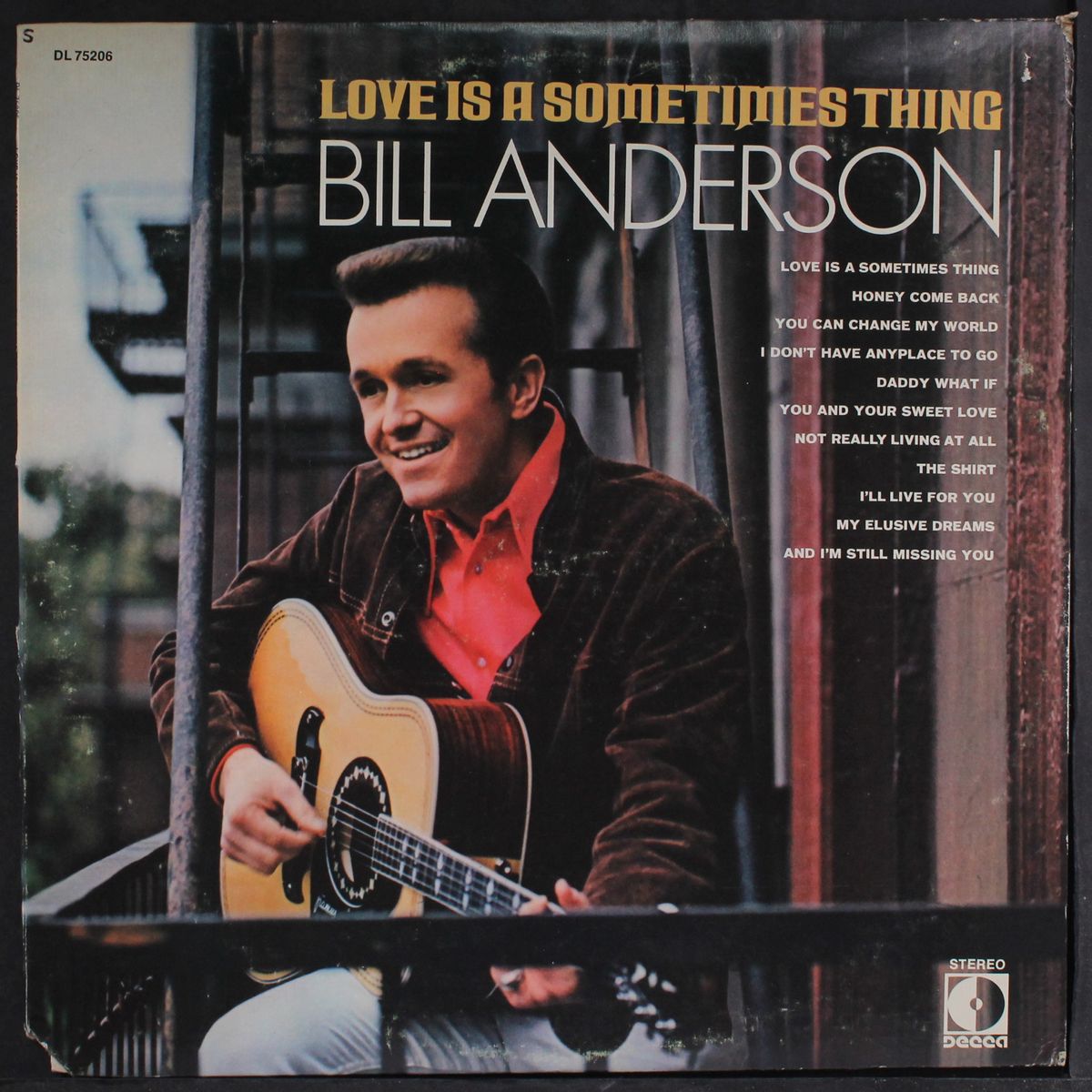 love is a sometimes thing by BILL ANDERSON
