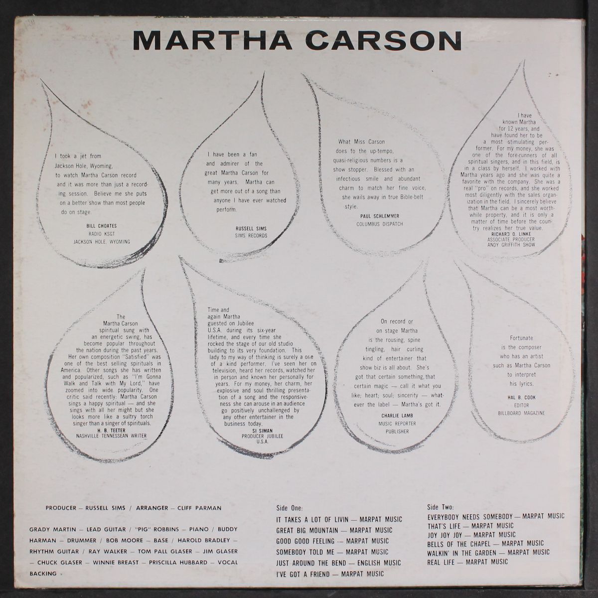 martha carson by MARTHA CARSON