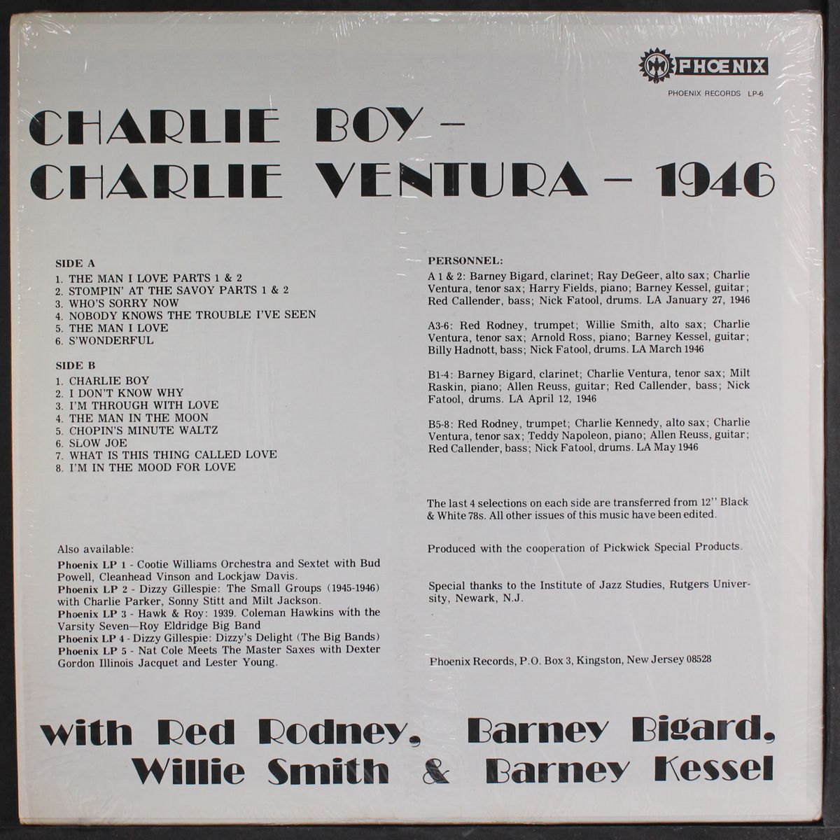 charlie boy - 1946 by CHARLIE VENTURA