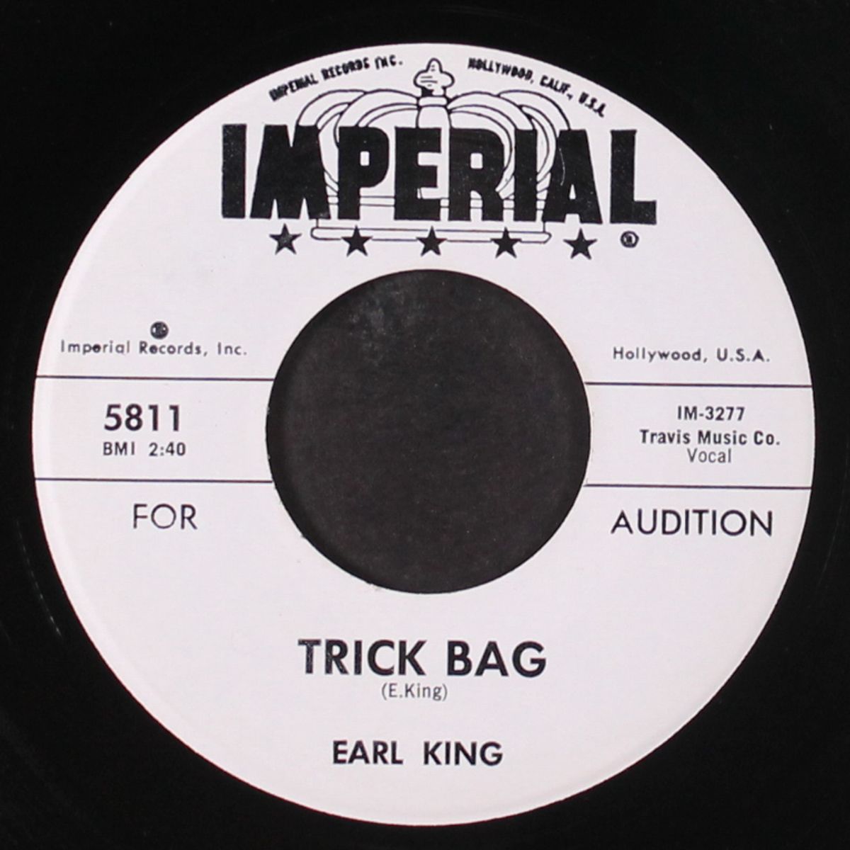 trick bag / always a first time by EARL KING