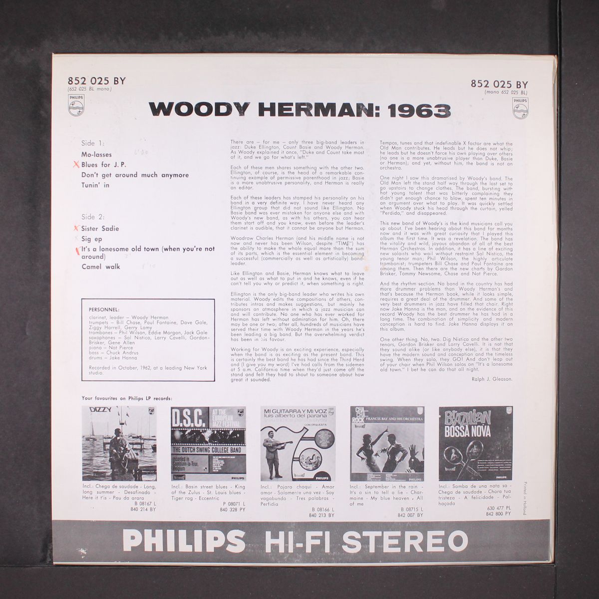 1963 – the swingin’est big band ever by WOODY HERMAN