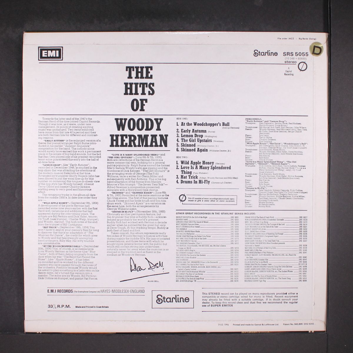 hits of woody by WOODY HERMAN