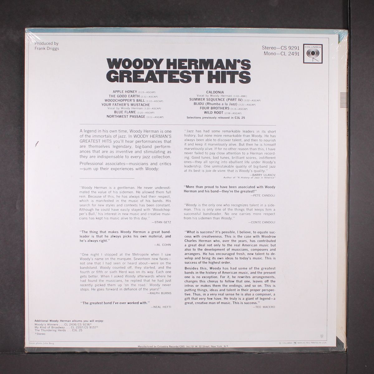 woody herman's greatest hits by WOODY HERMAN