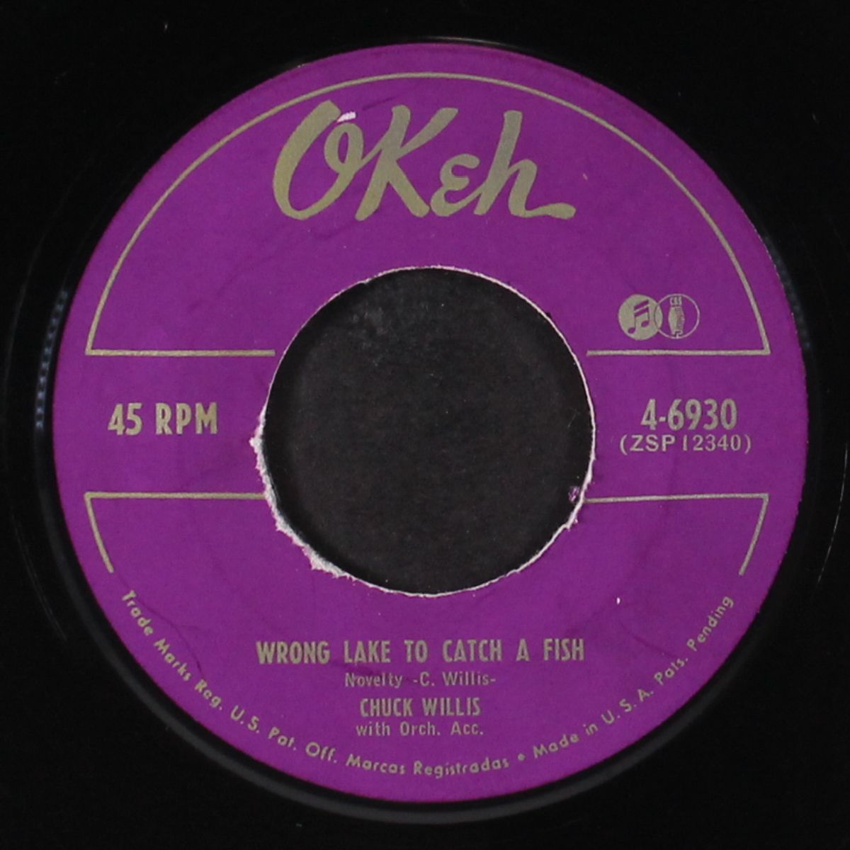 wrong lake to catch a fish / salty tears by CHUCK WILLIS