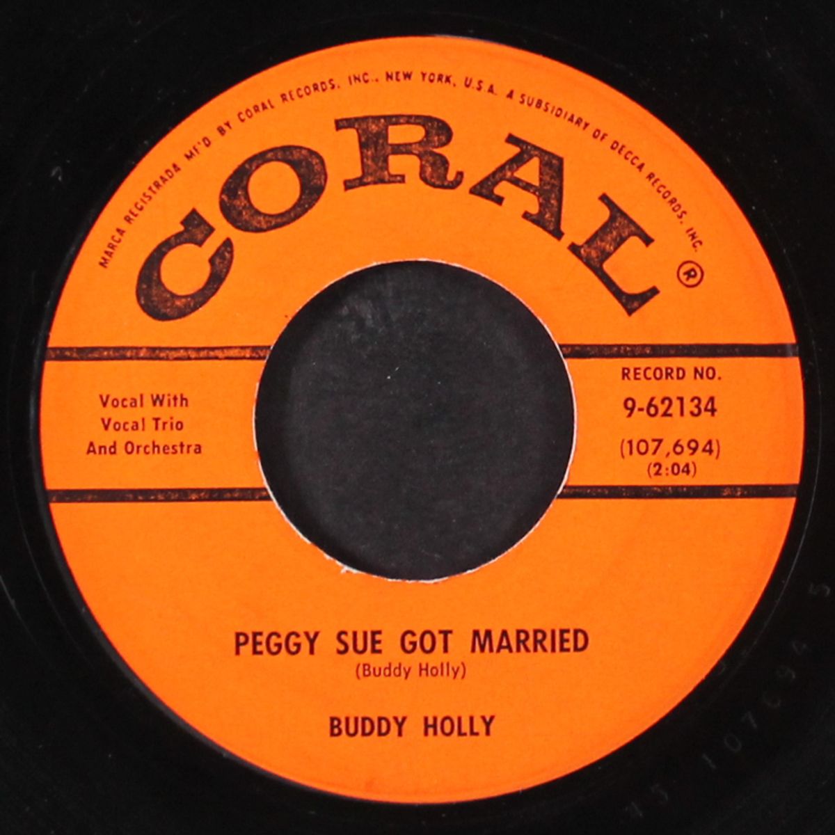 peggy sue got married / crying, waiting, hoping by BUDDY HOLLY