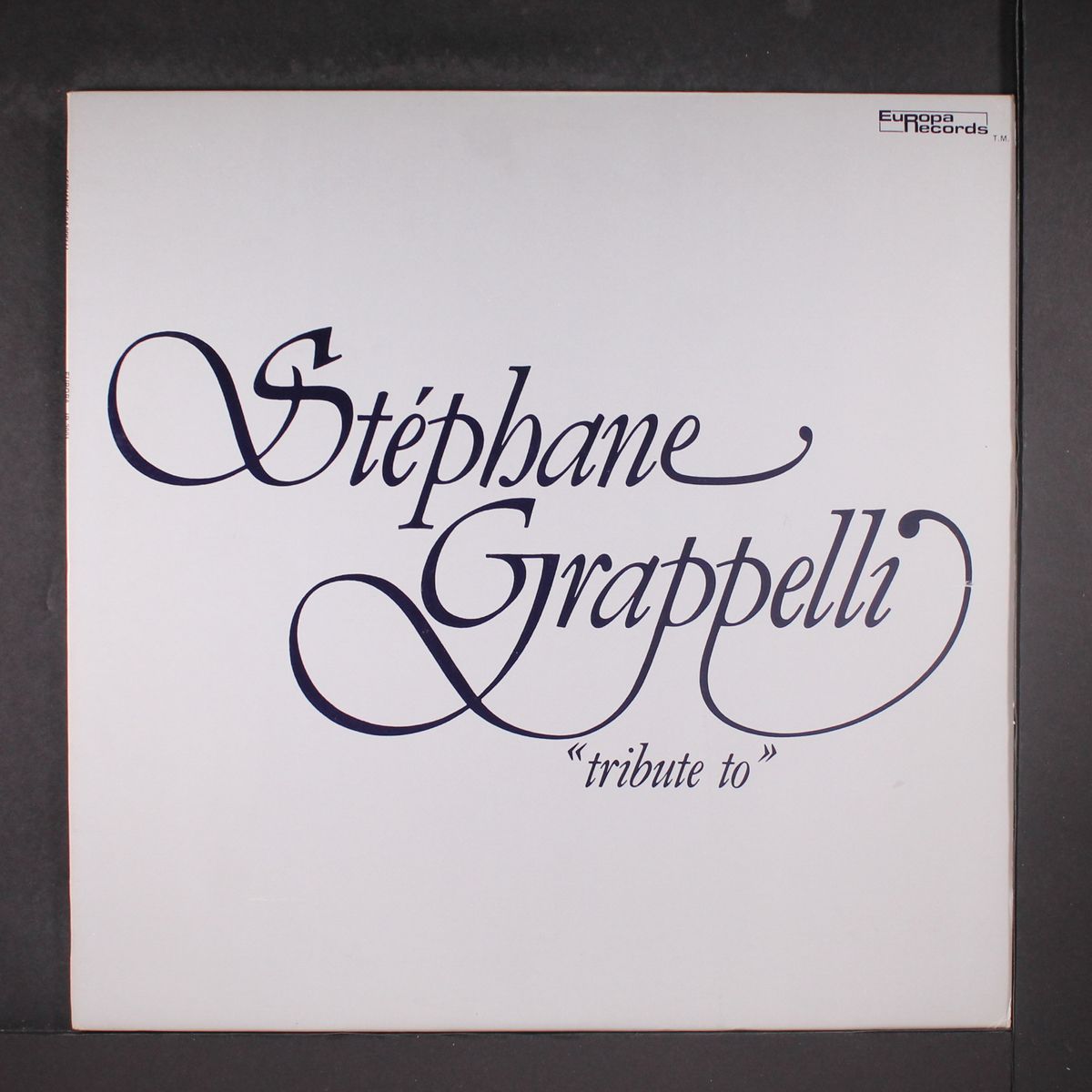 tribute to by STEPHANE GRAPPELLI