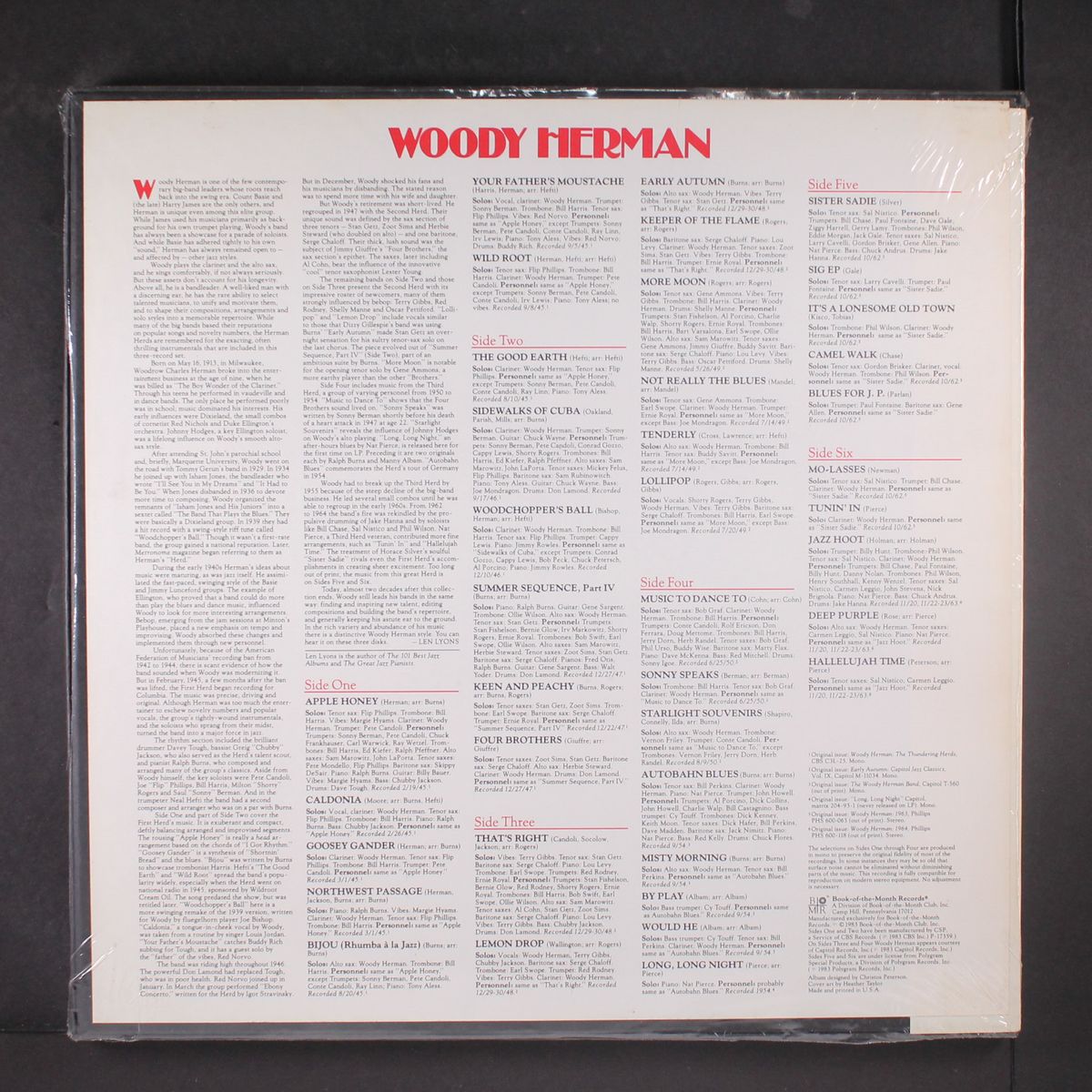 woody herman by WOODY HERMAN