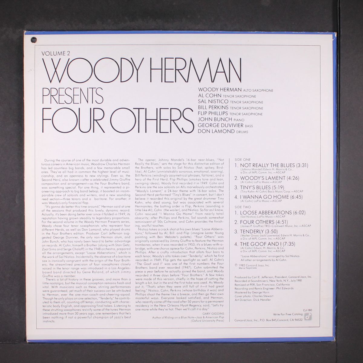presents four others, vol. 2 by WOODY HERMAN