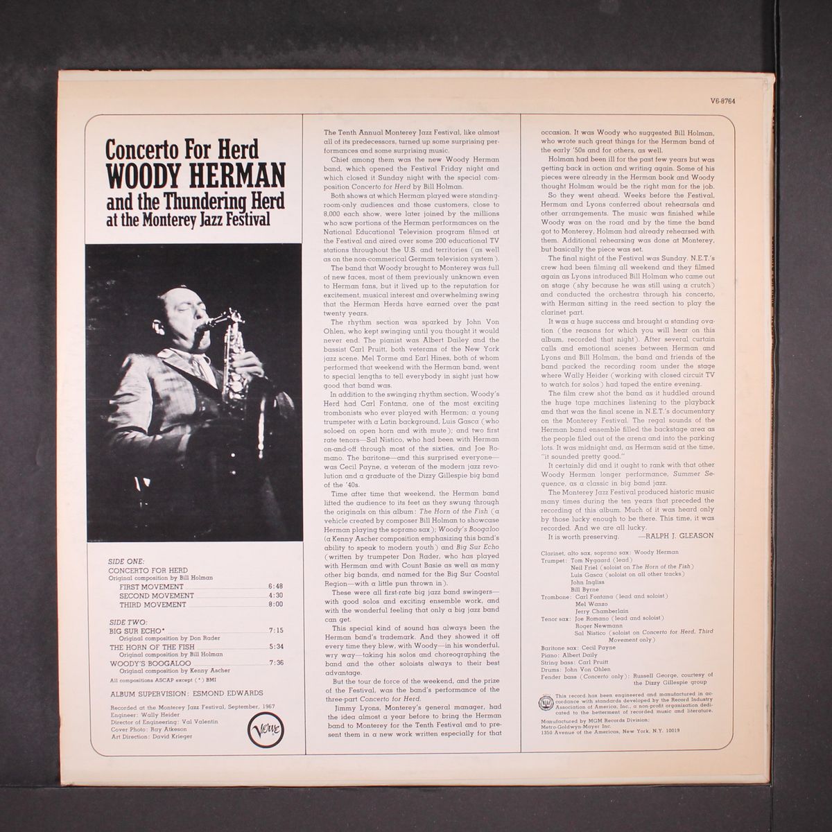 concerto for herd by WOODY HERMAN