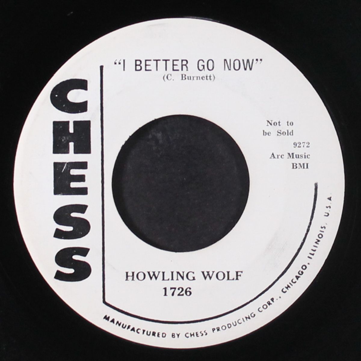 i better go now / howlin' blues by HOWLIN' WOLF