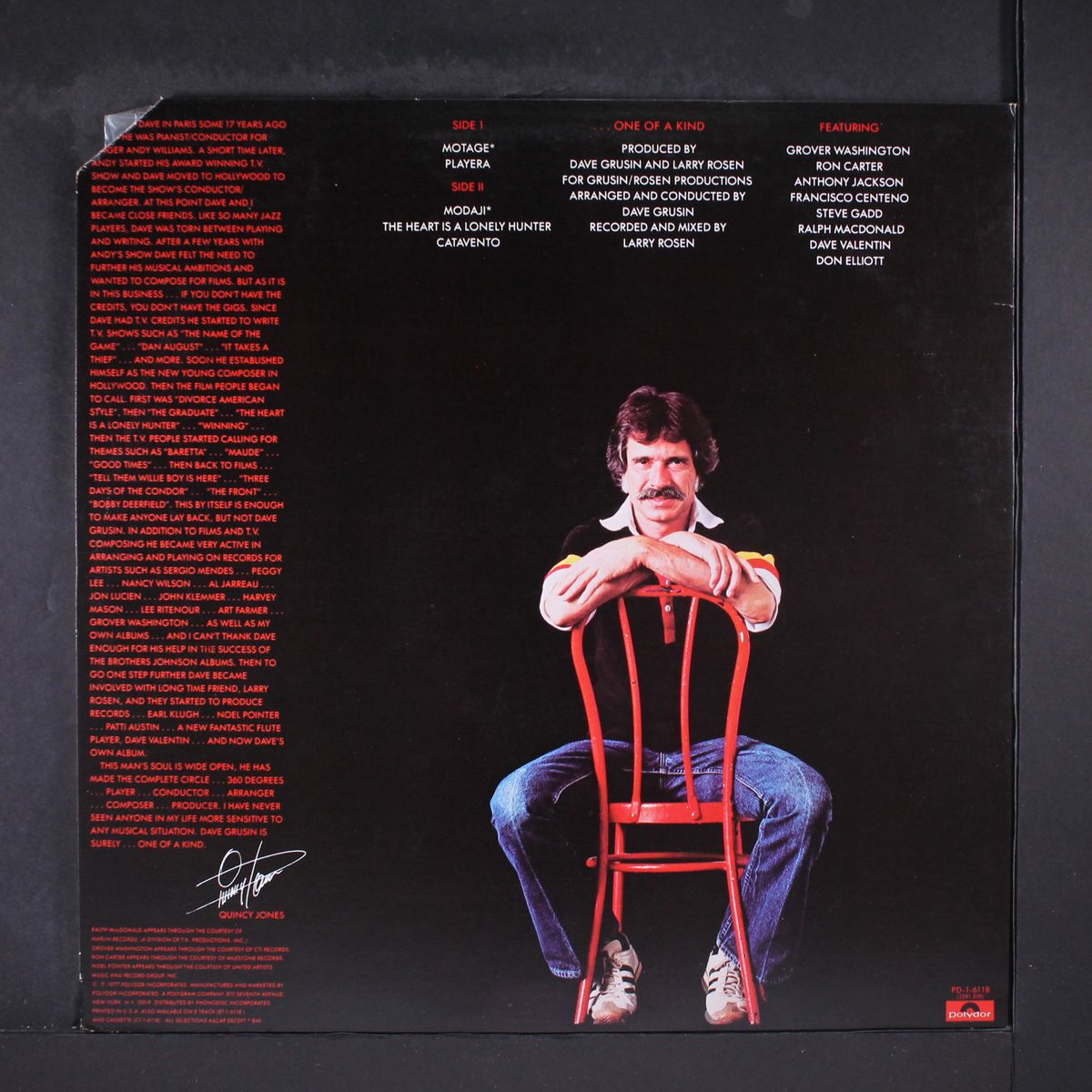 one of a kind by DAVE GRUSIN