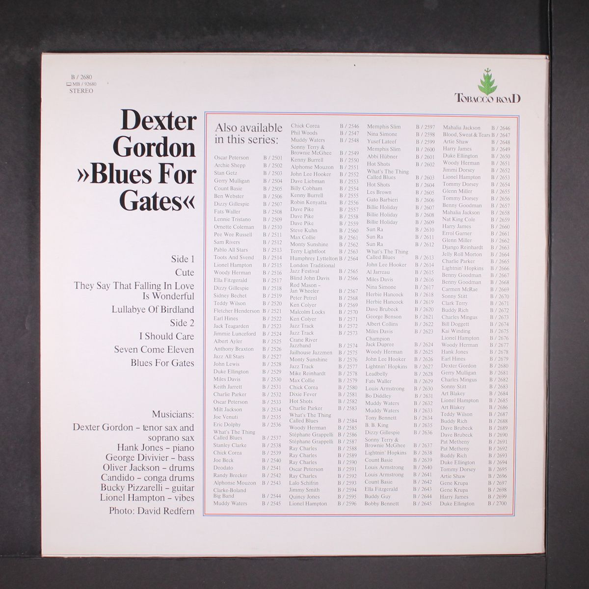 blues for gates by DEXTER GORDON