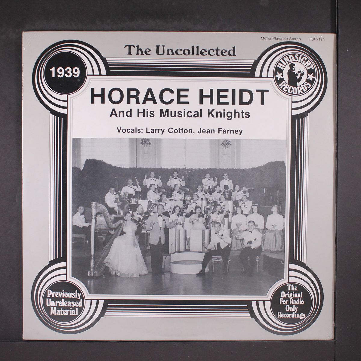 the uncollected 1939 by HORACE HEIDT