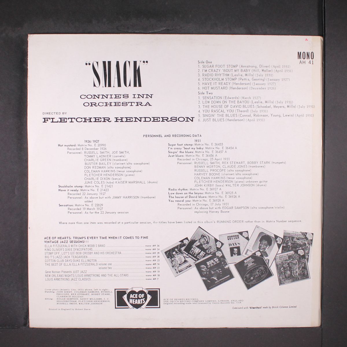 smack by FLETCHER HENDERSON