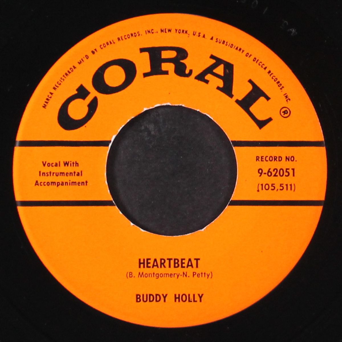 heartbeat / well....all right by BUDDY HOLLY