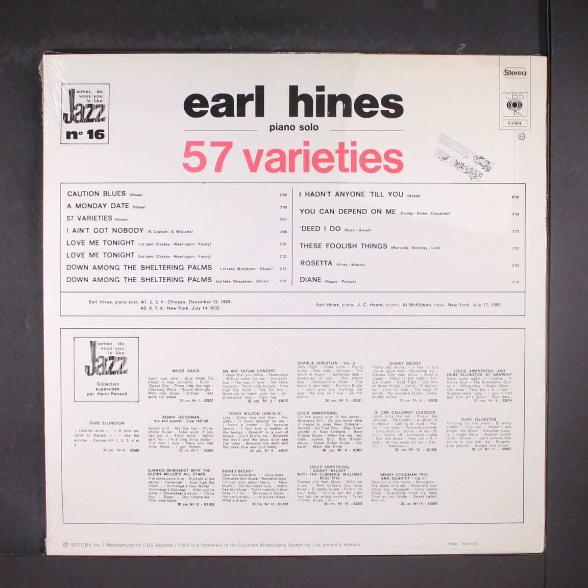 57 varieties by EARL HINES