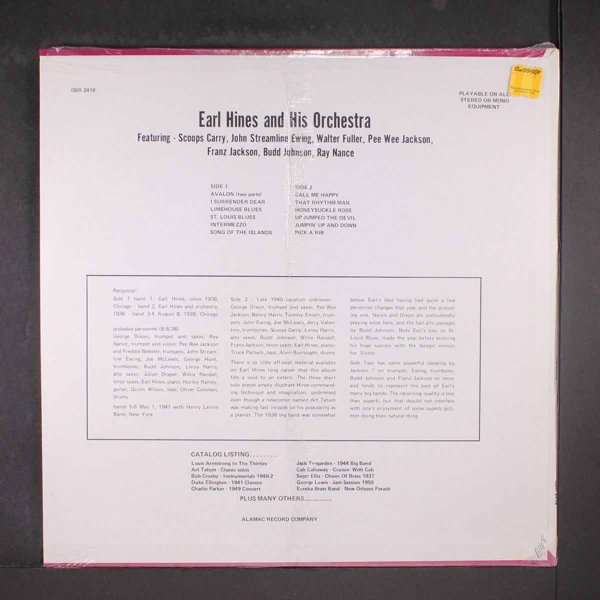 1936, 1938 & 1940 by EARL HINES