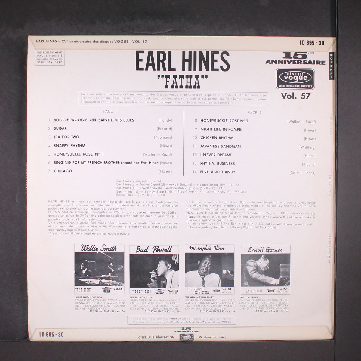 fatha, vol. 57 by EARL HINES