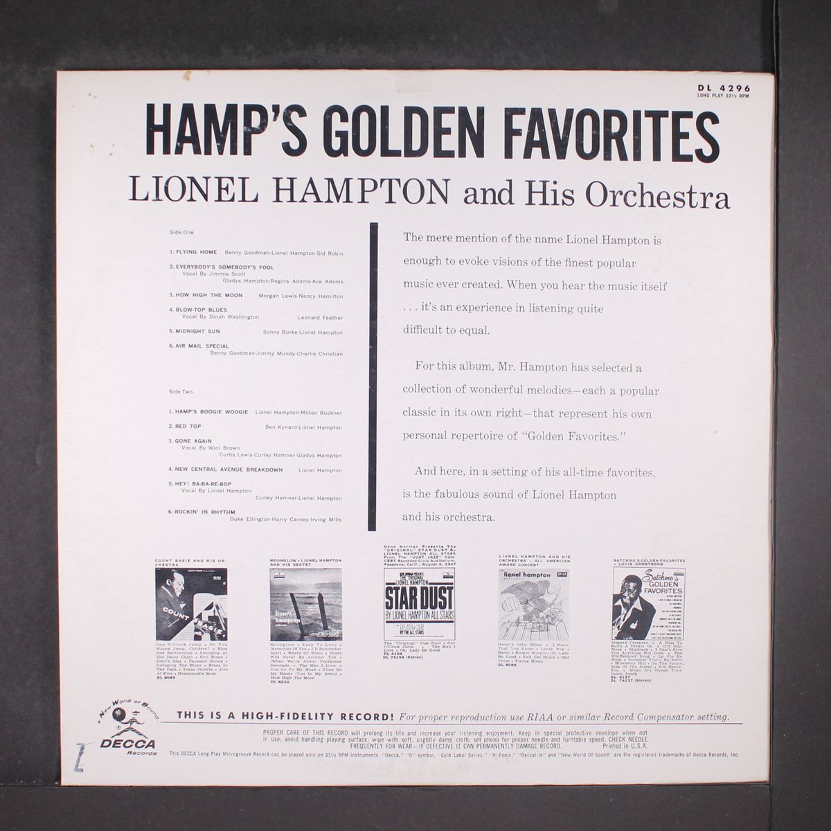 hamp's golden favorites by LIONEL HAMPTON