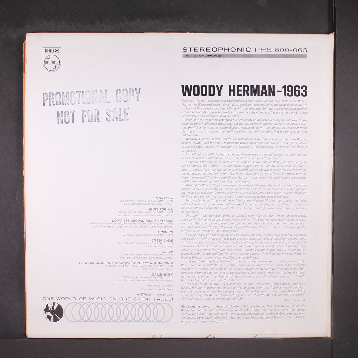 1963 by WOODY HERMAN