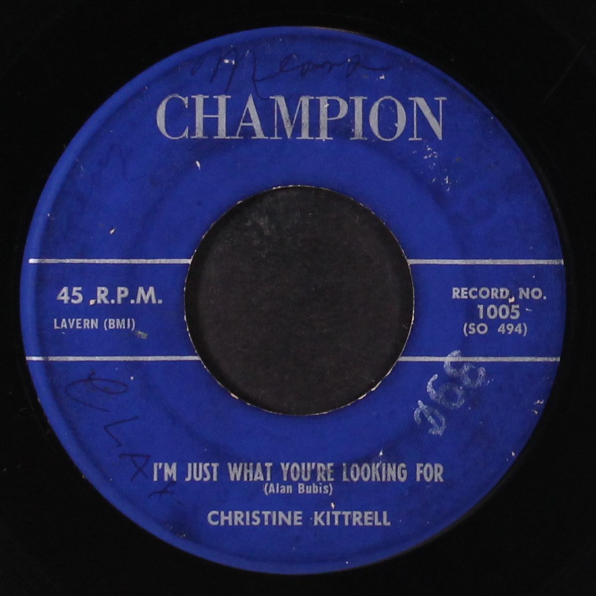 i thank him / i'm just what you're looking for by CHRISTINE KITTRELL