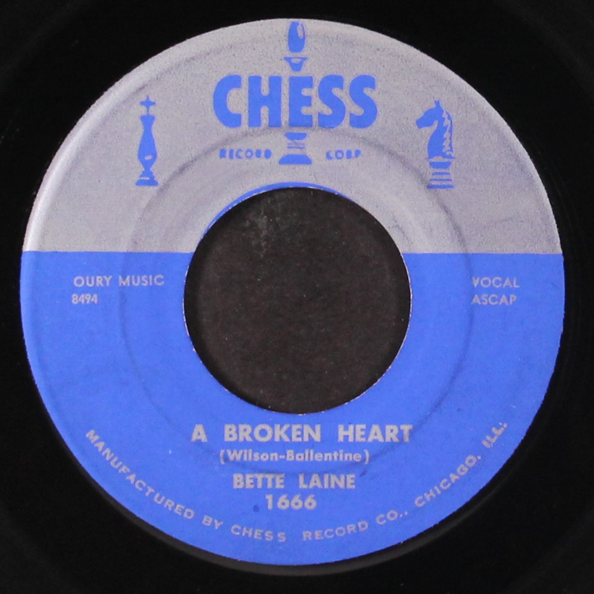 rock a bye rock / a broken heart by BETTE LAINE