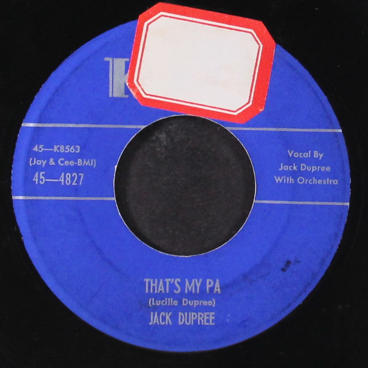 stumbling block / that's my pa by JACK DUPREE