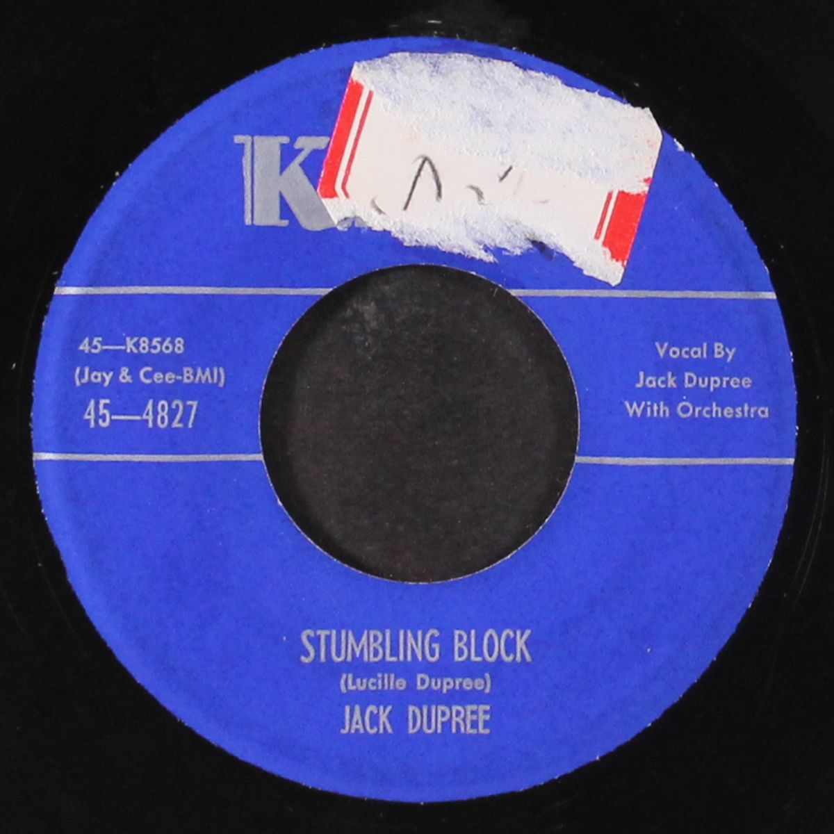 stumbling block / that's my pa by JACK DUPREE