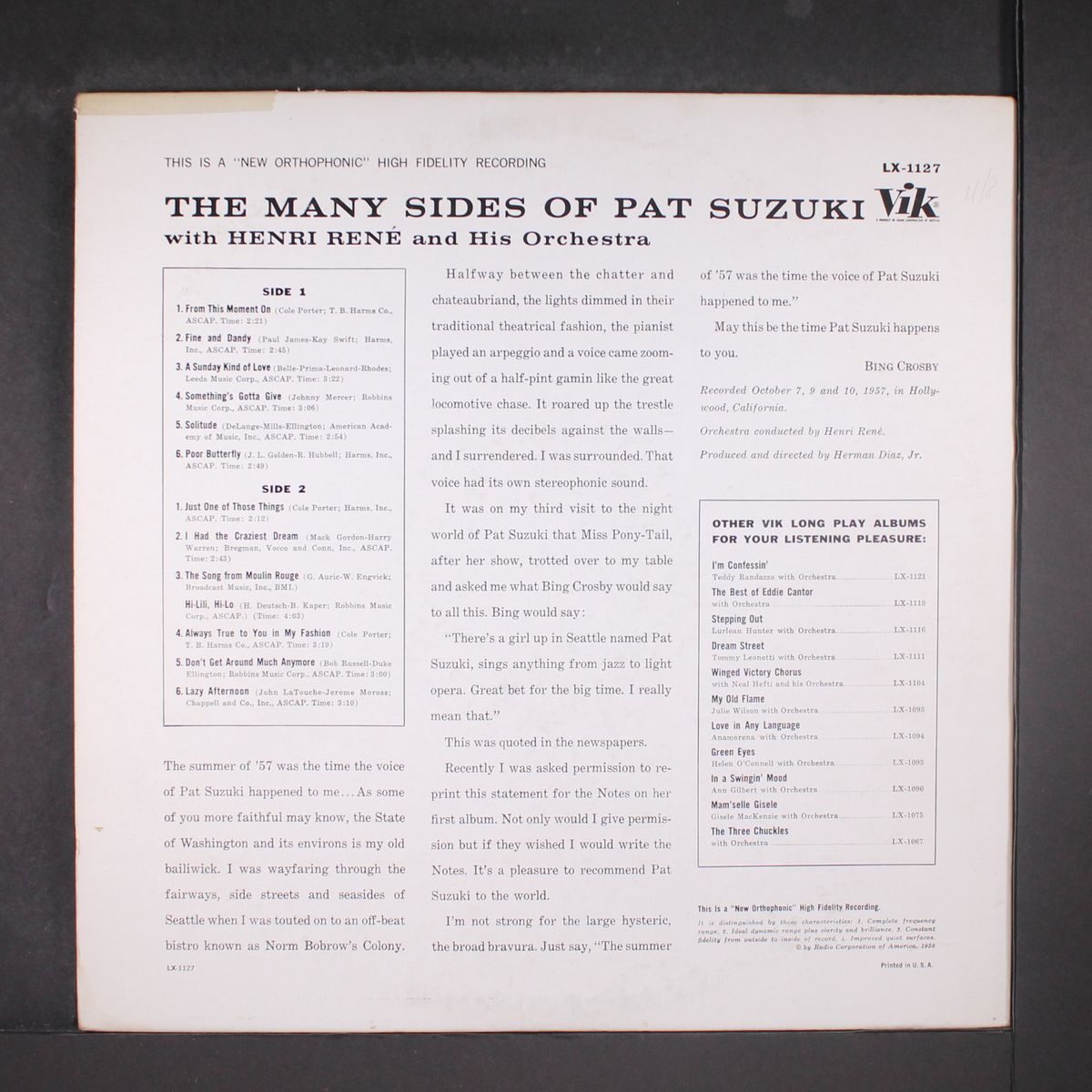 the many sides of by PAT SUZUKI
