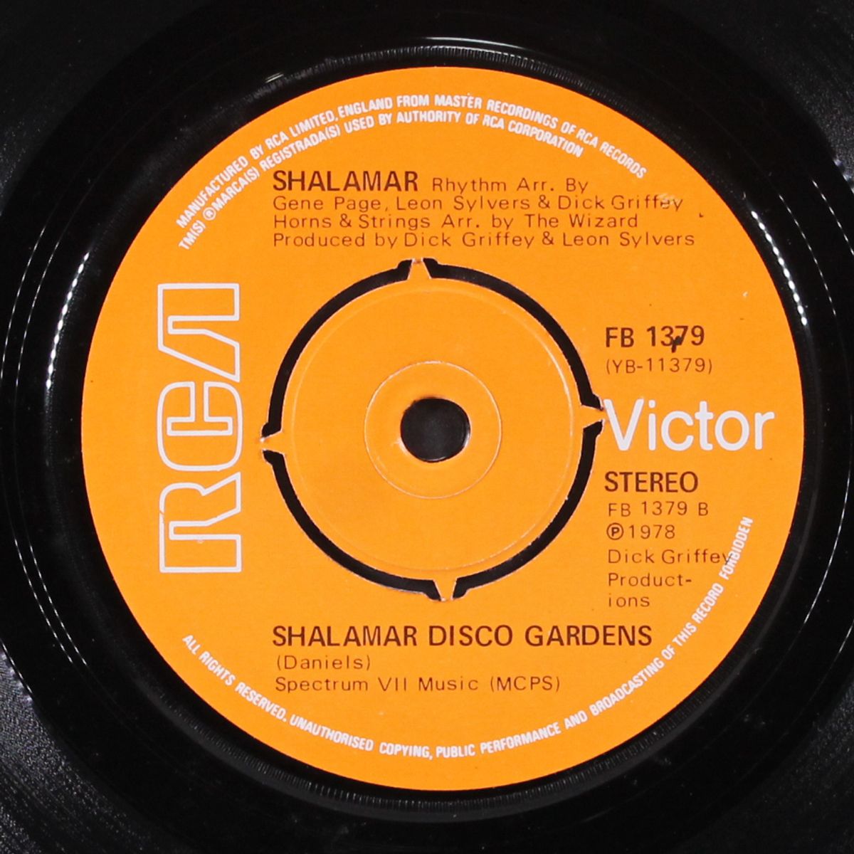 take that to the bank / disco gardens by SHALAMAR