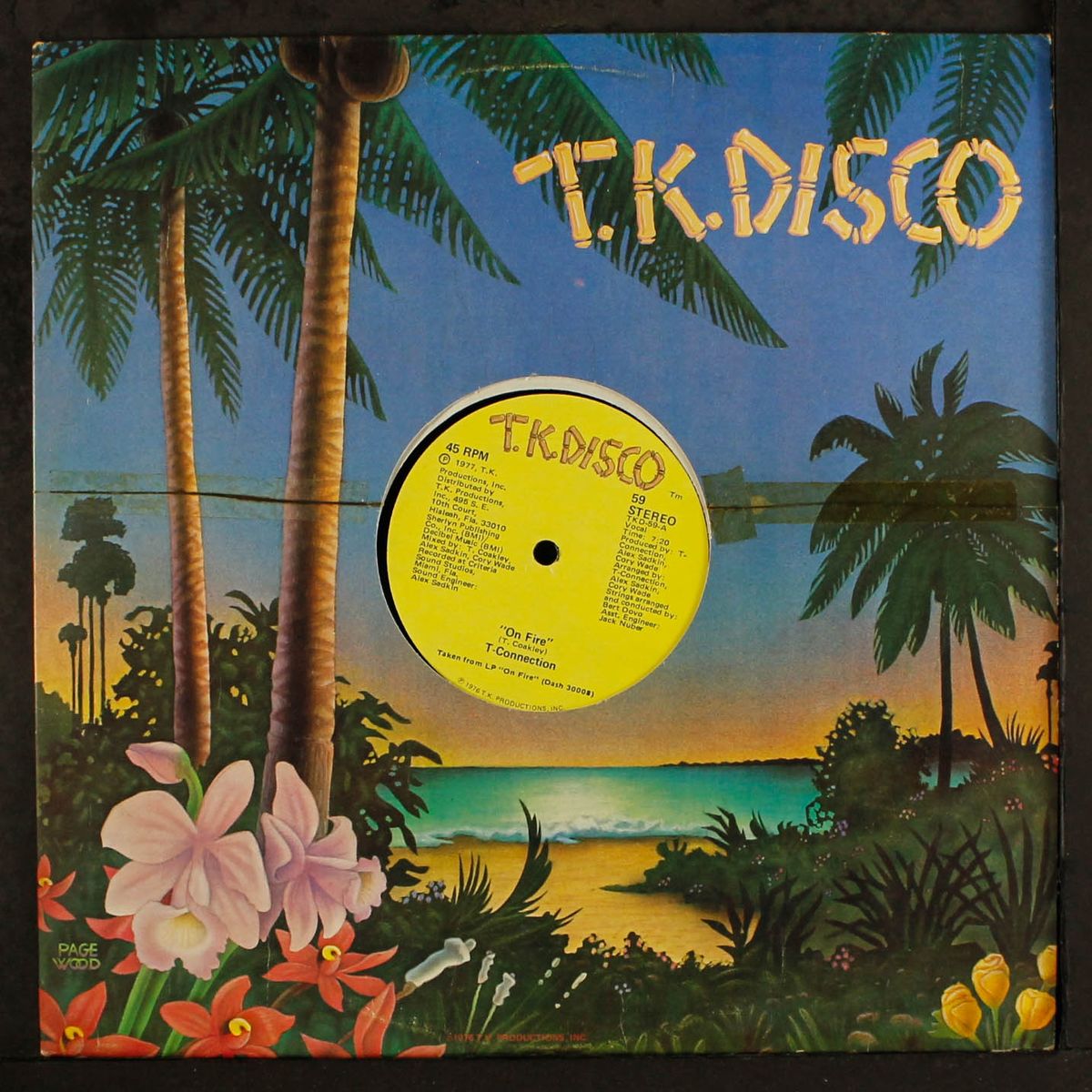 on fire / disco magic by T-CONNECTION