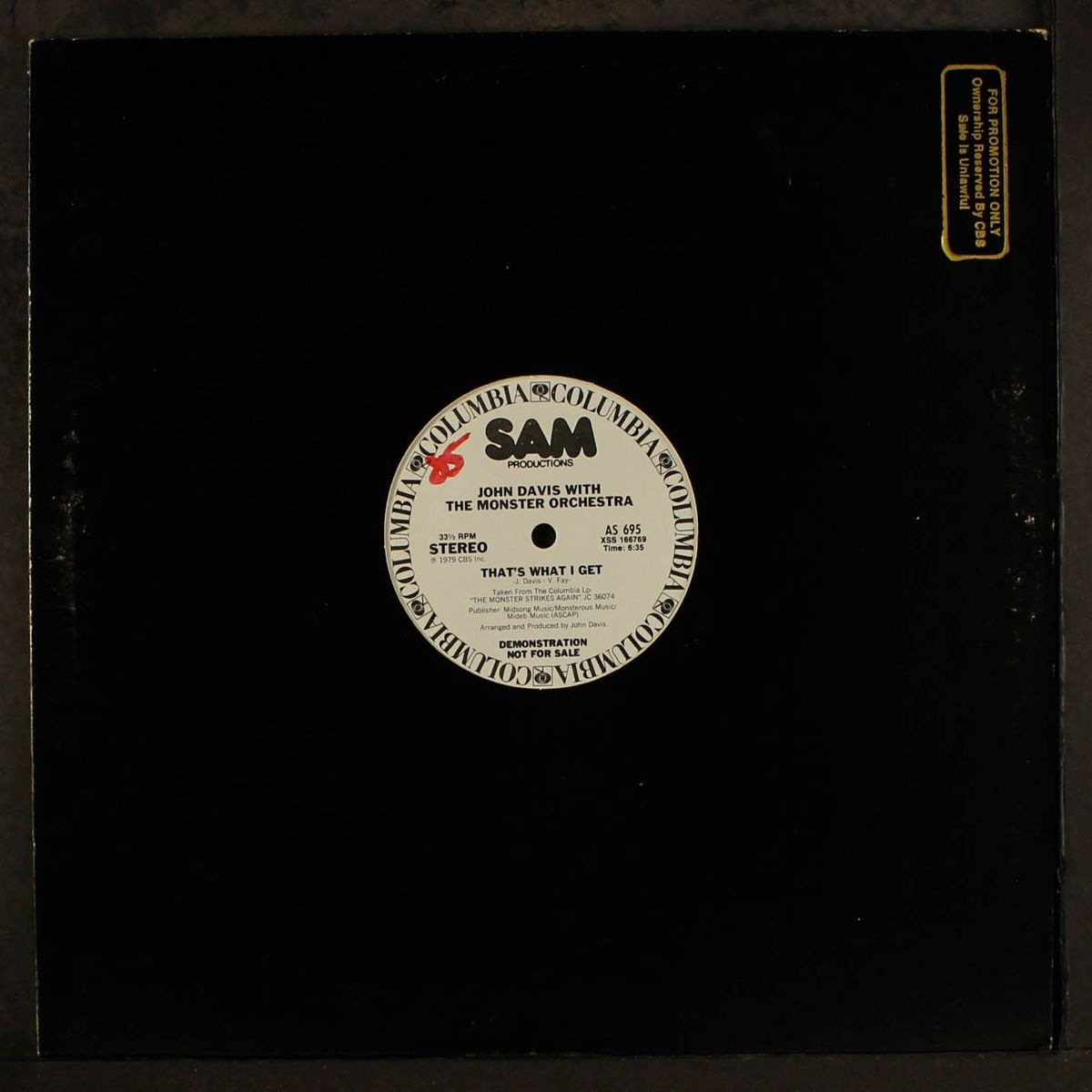 baby i've got it / that's what i get by JOHN DAVIS & MONSTER ORCHESTRA