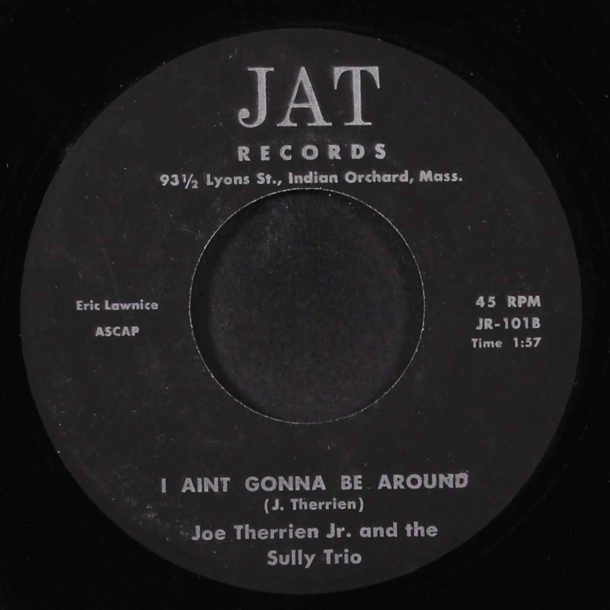 i aint gonna be around / play me a blue song by JOE THERRIEN, JR.