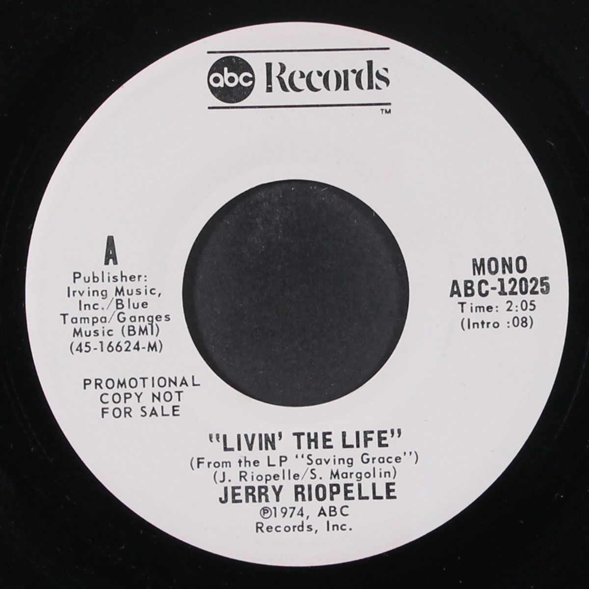 livin' the life / mono by JERRY RIOPELLE