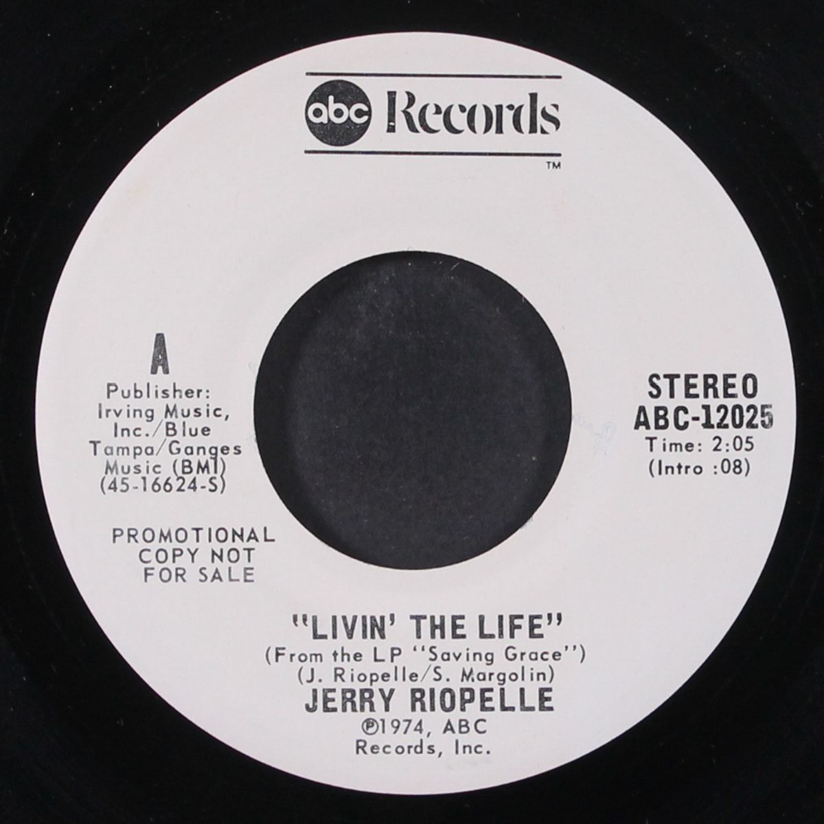 livin' the life / mono by JERRY RIOPELLE
