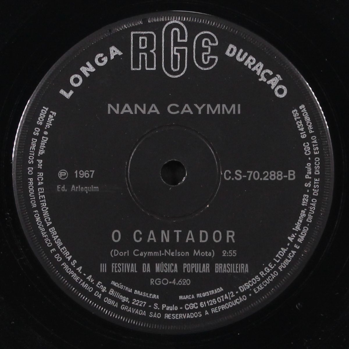 alegria, alegria / o cantador by NANA CAYMMI