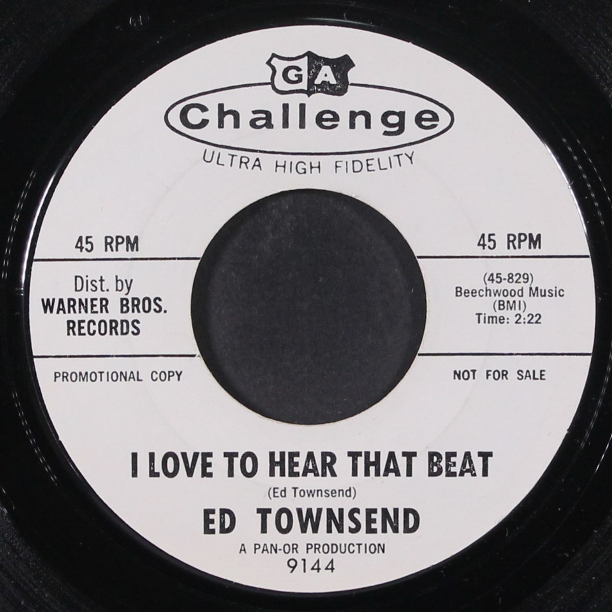 you walked in / i love to hear that beat by ED TOWNSEND