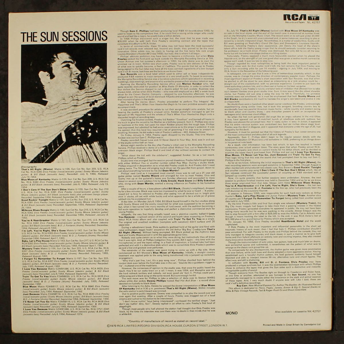 the sun collection by ELVIS PRESLEY