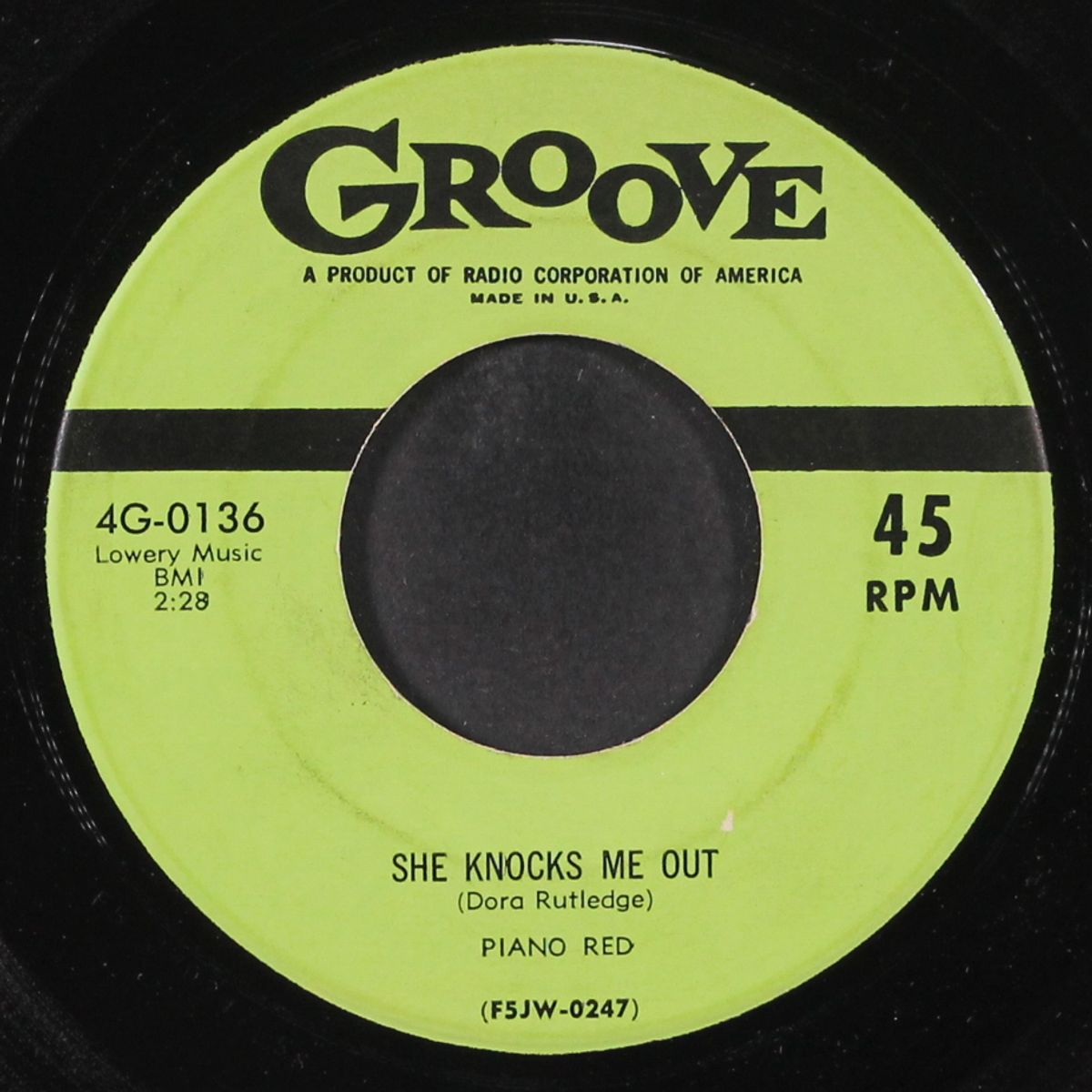 she knocks me out / jumpin' with daddy by PIANO RED