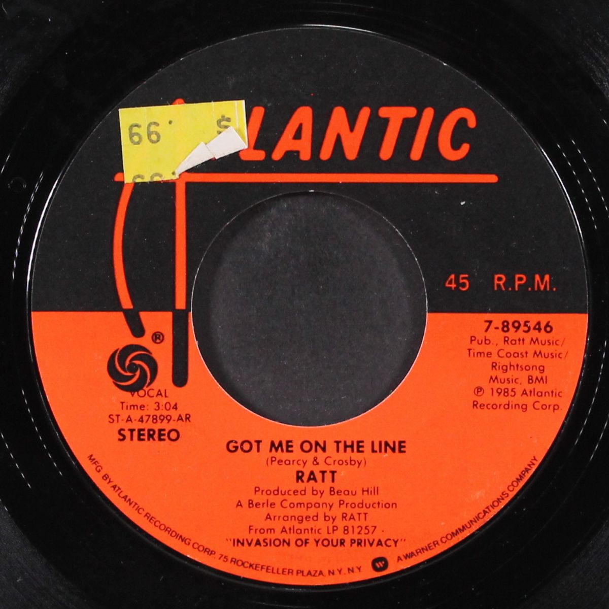 lay it down / got me on the line by RATT
