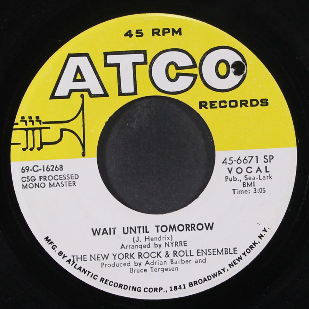 the brandenburg / wait until tomorrow by NEW YORK ROCK & ROLL ENSEMBLE