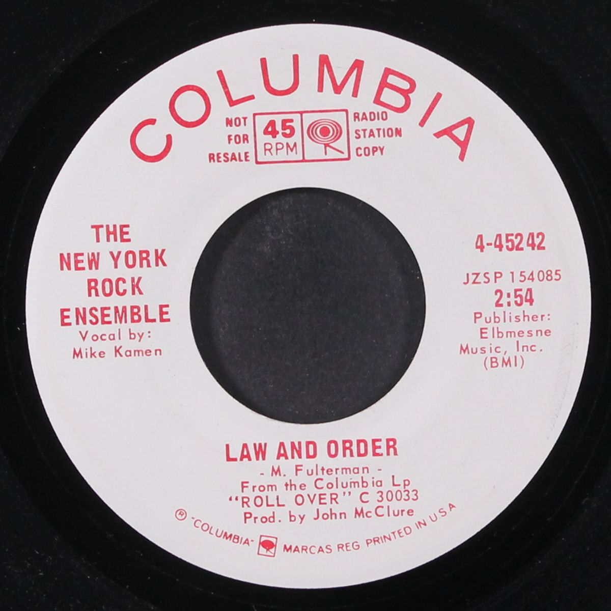 running down the highway / law and order by NEW YORK ROCK ENSEMBLE