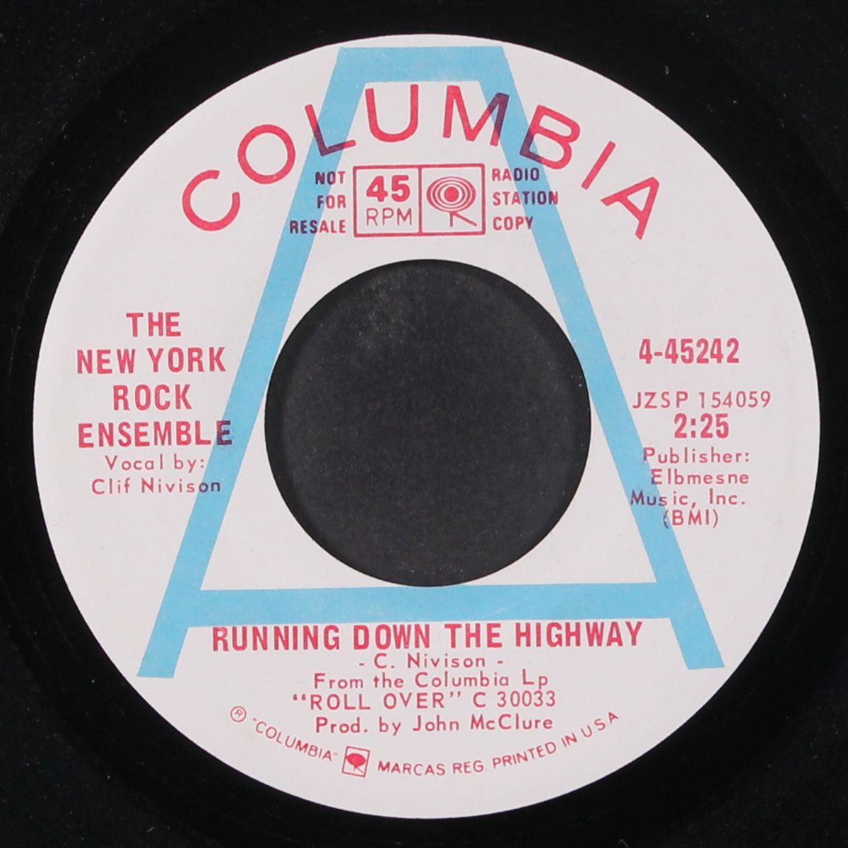 running down the highway / law and order by NEW YORK ROCK ENSEMBLE