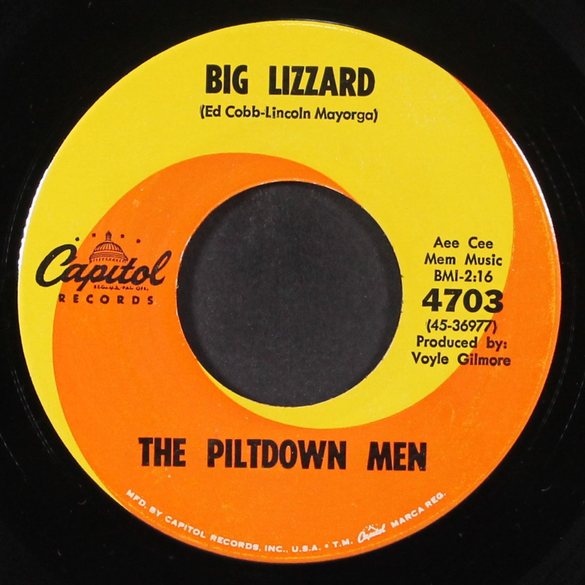 big lizzard / a pretty girl is like a melody by PILTDOWN MEN