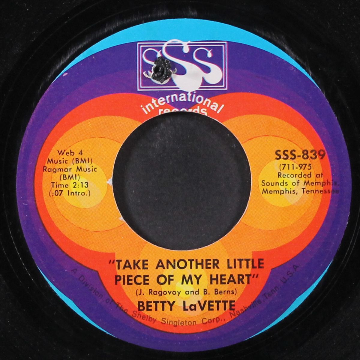 take another little piece of my heart / at the mercy of a man by BETTY LAVETTE